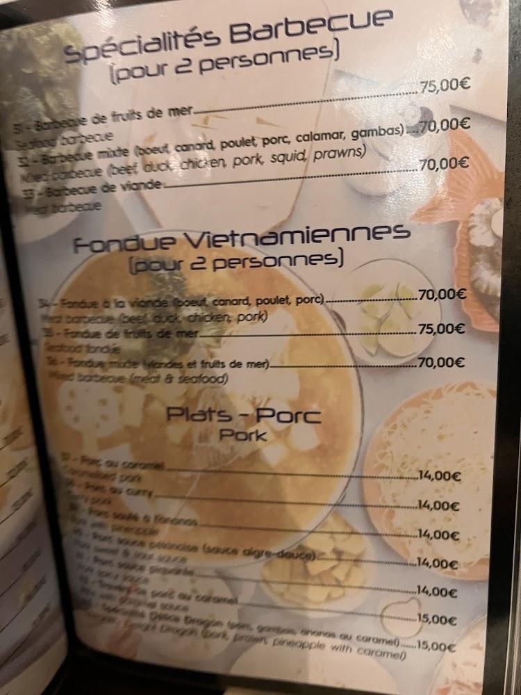 Le Dragon Bleu - Menu Image 2